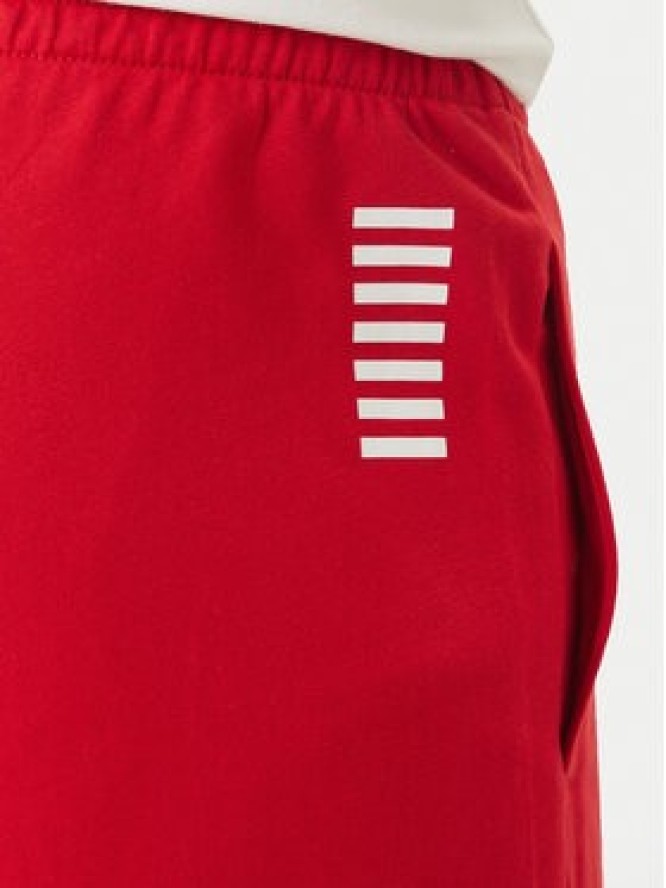 EA7 Emporio Armani Szorty sportowe 8NPS65 PJVRZ U5072 Czerwony Regular Fit