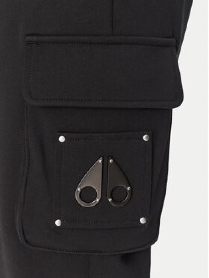 Moose Knuckles Spodnie dresowe Hartsfield M33MR777 Czarny Regular Fit