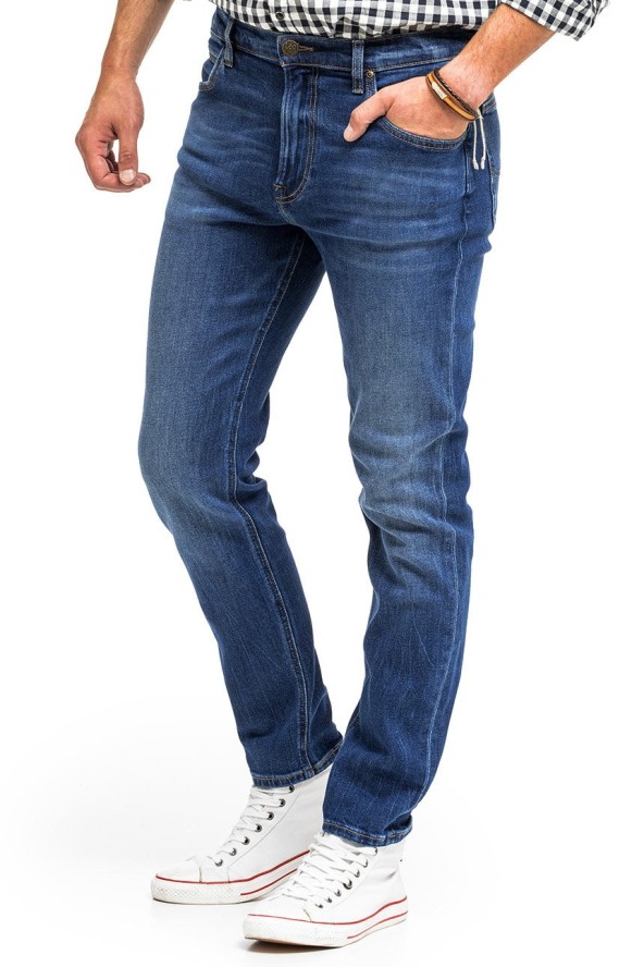 LEE AUSTIN MĘSKIE SPODNIE JEANSOWE WINTER WEATHER MID L733AKEK 112322019