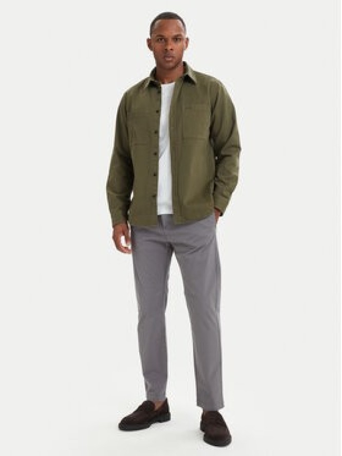 HUGO Koszula Egrin 50566885 Zielony ciemny Regular Fit