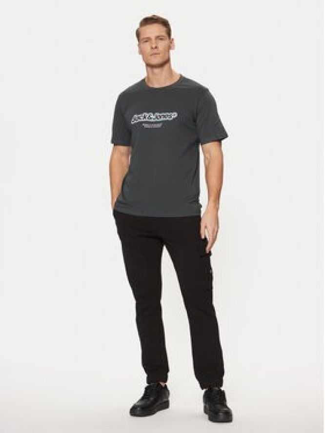 Jack & Jones T-Shirt Vesterbro 12265740 Szary Relaxed Fit