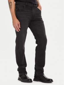 Wrangler Jeansy Greensboro 112371640 Szary Straight Fit