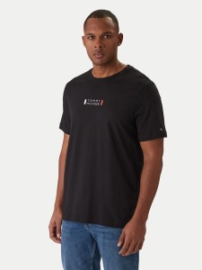 Tommy Hilfiger T-Shirt Brand Love MW0MW41453 Czarny Regular Fit