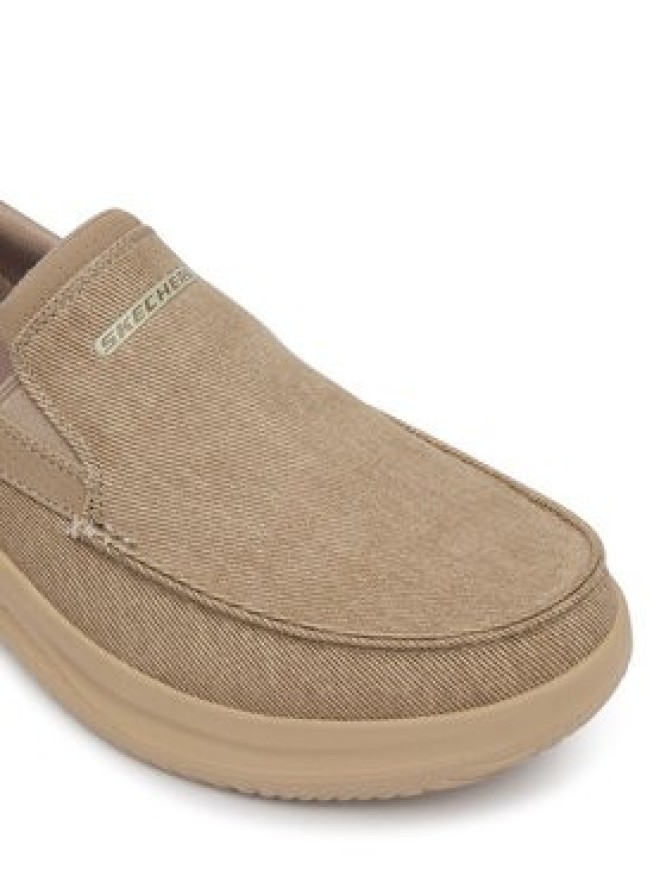 Skechers Półbuty Relaxed Fit: Hasting - Fielden 205066/TPE Beżowy