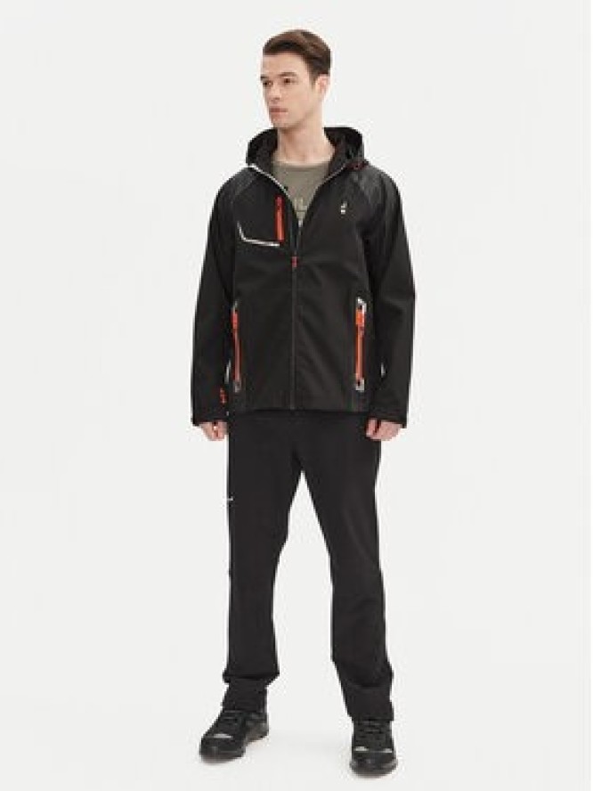 Aulp Kurtka softshell Robin Czarny Regular Fit