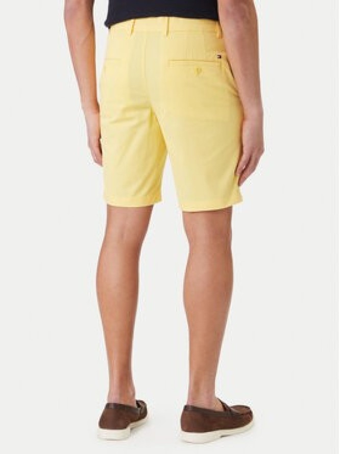 Tommy Hilfiger Szorty materiałowe Denton 9.5 MW0MW42351 Żółty Slim Fit