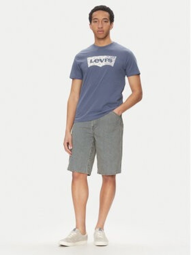 Levi's® Szorty jeansowe 568™ 001K8-0002 Czarny Loose Fit