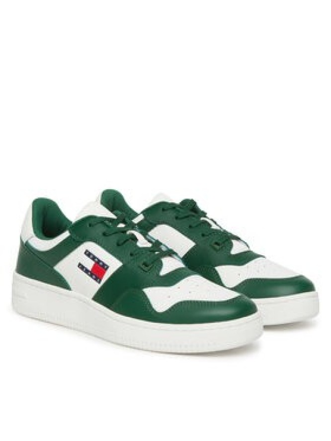Tommy Jeans Sneakersy (New) Tjm Retro Basket Ess EM0EM01395 Biały
