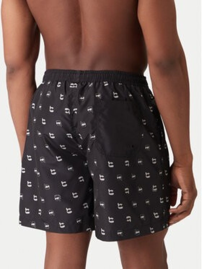 KARL LAGERFELD Szorty kąpielowe A3M46007 Czarny Regular Fit