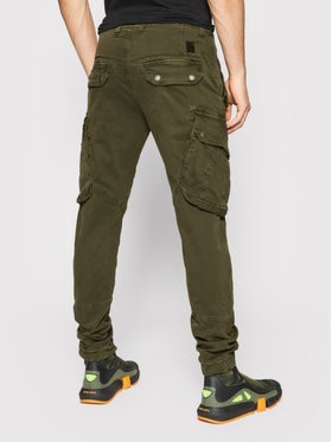 Alpha Industries Spodnie materiałowe Combat 126215 Zielony Slim Fit