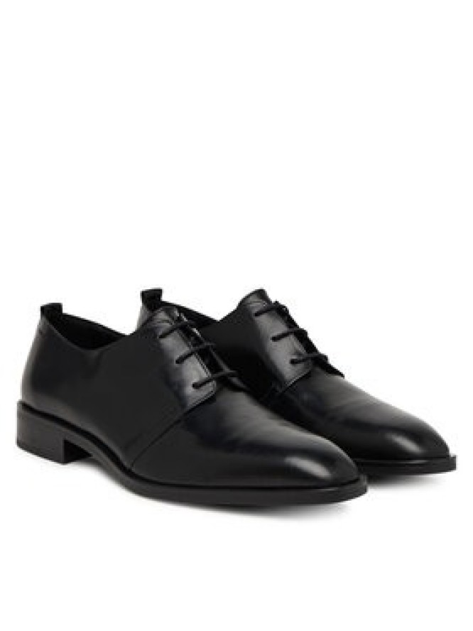 Calvin Klein Półbuty Slim Clean Derby Lth HM0HM02004 Czarny
