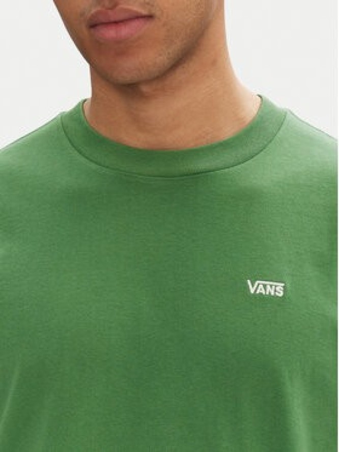 Vans T-Shirt Left Chest II VN000P1P Zielony Loose Fit