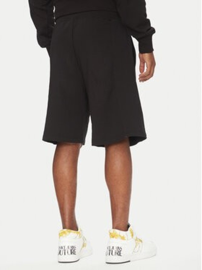 Versace Jeans Couture Szorty sportowe 78GADT08 Czarny Regular Fit