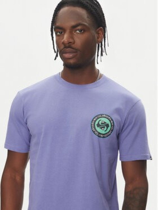 Quiksilver T-Shirt Circle Back Ss EQYZT08054 Fioletowy Regular Fit