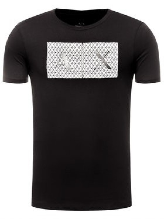 Armani Exchange T-Shirt 8NZTCK Z8H4Z 1200 Czarny Slim Fit