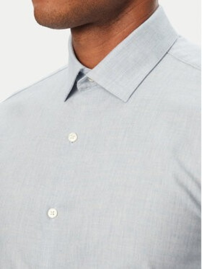 Calvin Klein Koszula LV019EU148 Niebieski Slim Fit