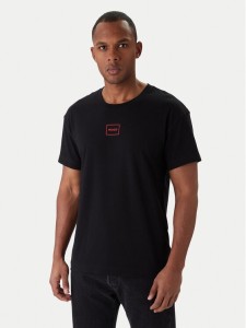 Hugo T-Shirt Laze 50525236 Czarny Regular Fit