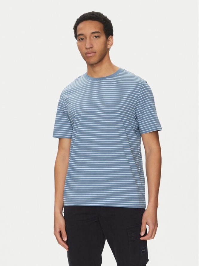 BOSS T-Shirt TalesStripe 50499334 Niebieski Relaxed Fit