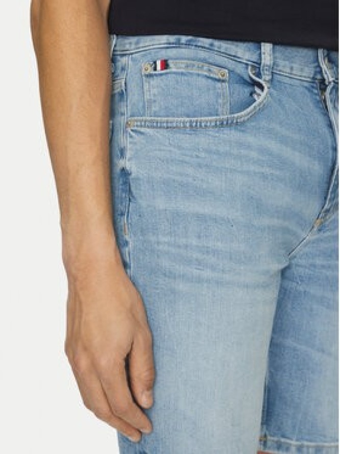 Tommy Hilfiger Szorty jeansowe Brooklyn MW0MW39195 Niebieski Slim Fit