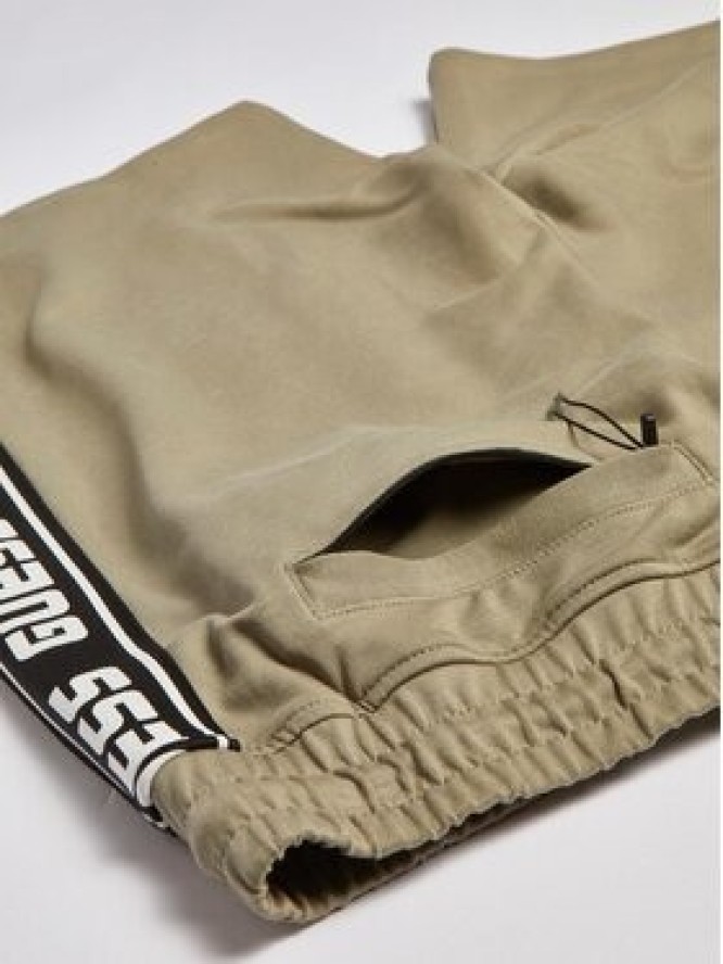 Guess Szorty sportowe Arlo Z2YD02 K6ZS1 Zielony Loose Fit