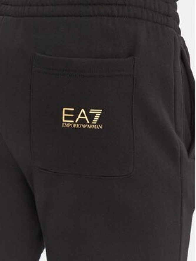 EA7 Emporio Armani Spodnie dresowe 7M000572 AF10377 MC004 Czarny Regular Fit
