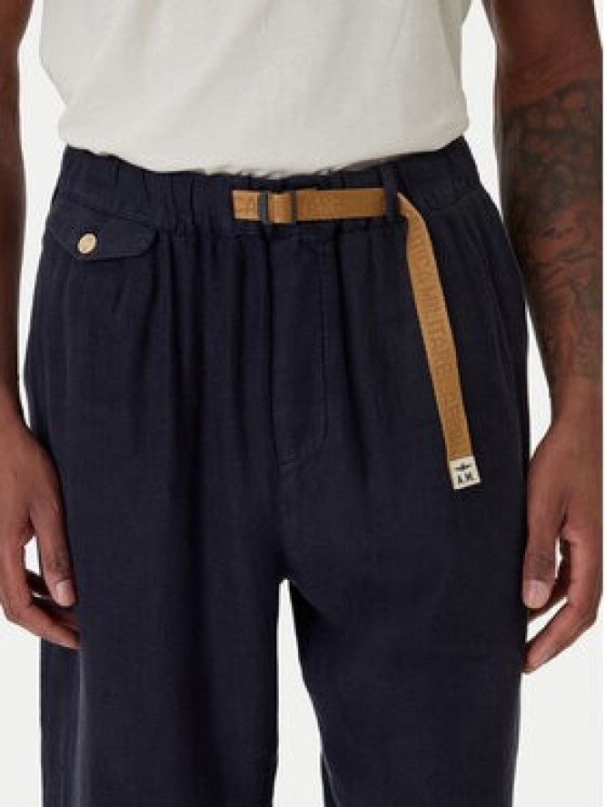 Aeronautica Militare Spodnie materiałowe 261PA1712UCT04293 Granatowy Comfort Fit