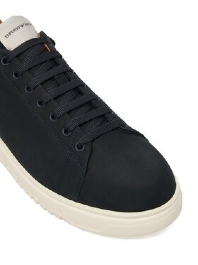 Emporio Armani Sneakersy EM003663 AF19998 U8139 Granatowy