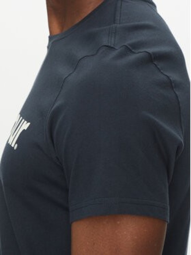 Barbour T-Shirt Logo MTS0531NY31 Granatowy Tailored Fit