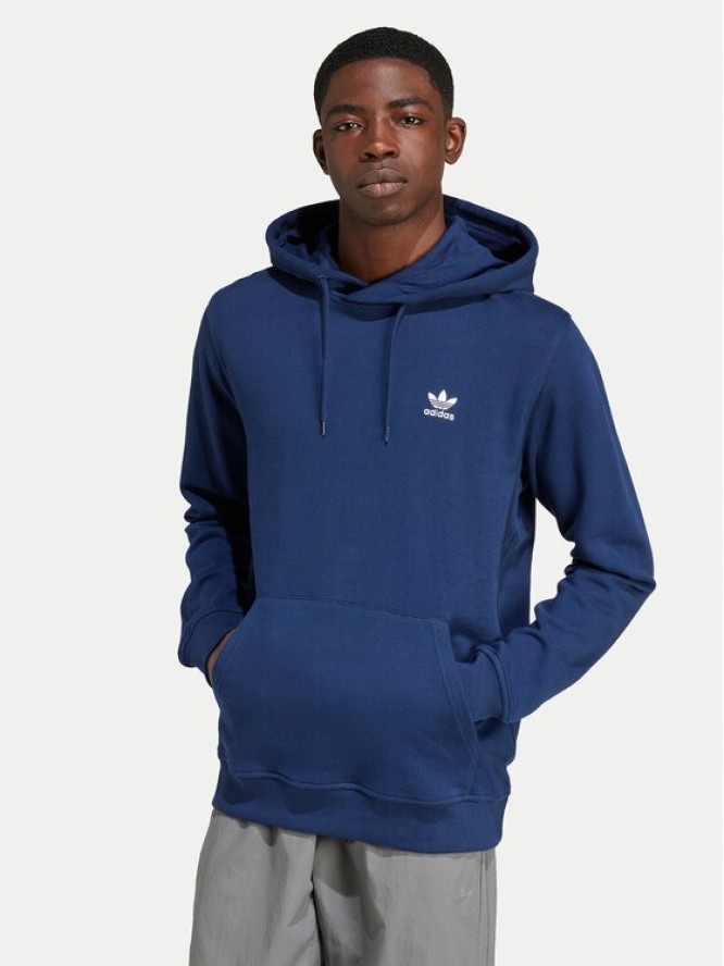 adidas Bluza Trefoil Essentials IX7668 Granatowy Regular Fit
