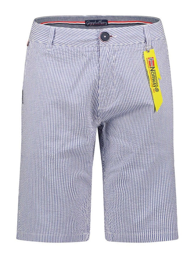 Geographical Norway Bermudy "Porto" w kolorze niebieskim rozmiar: S