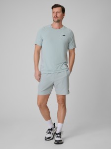 4F Spodenki treningowe szybkoschnące męskie - miętowe XXL