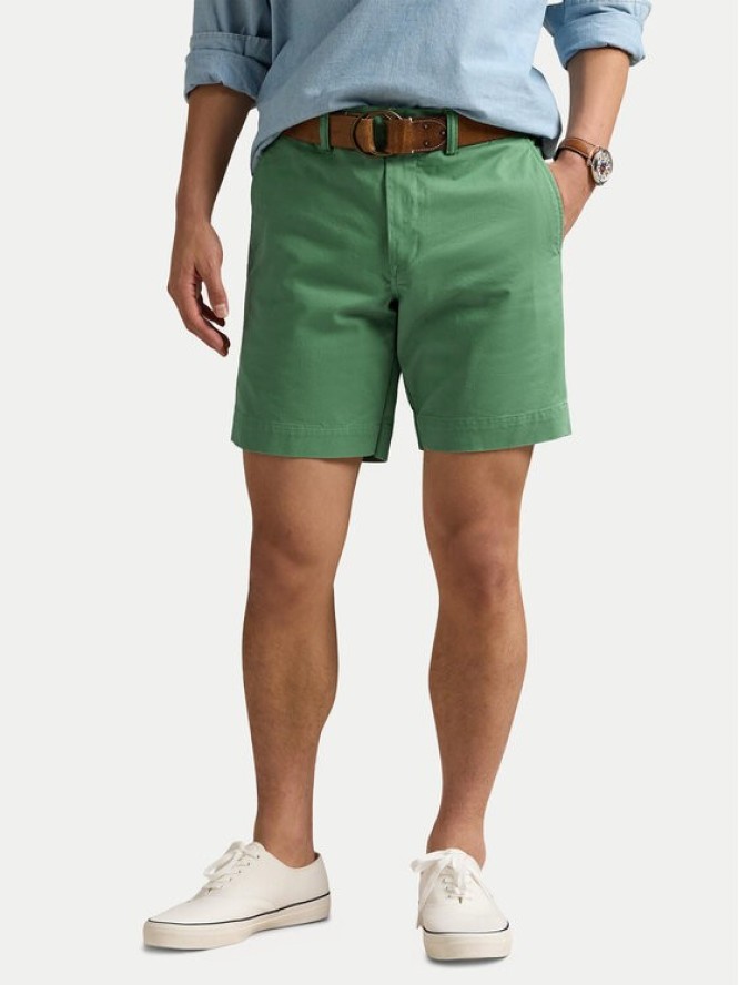 Polo Ralph Lauren Szorty materiałowe 710799213048 Zielony Straight Fit