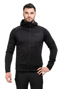 Bluza trekkingowa techniczna męska Viking Jukon Hoodie z kapturem na zamek