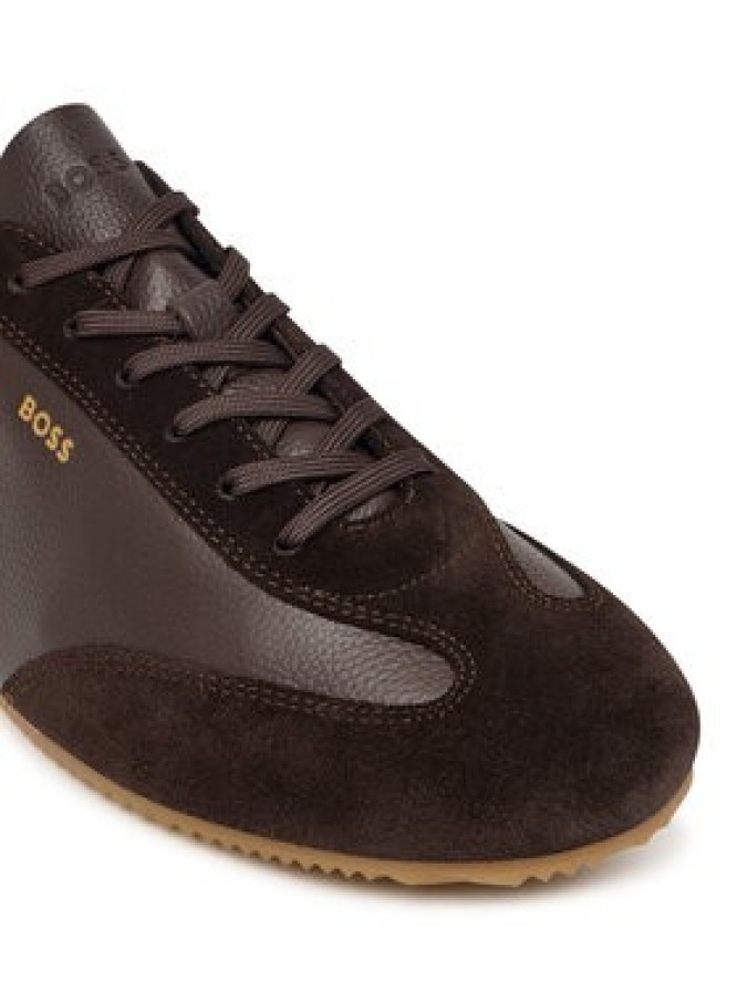 BOSS Sneakersy Lineor 50568463 Brązowy