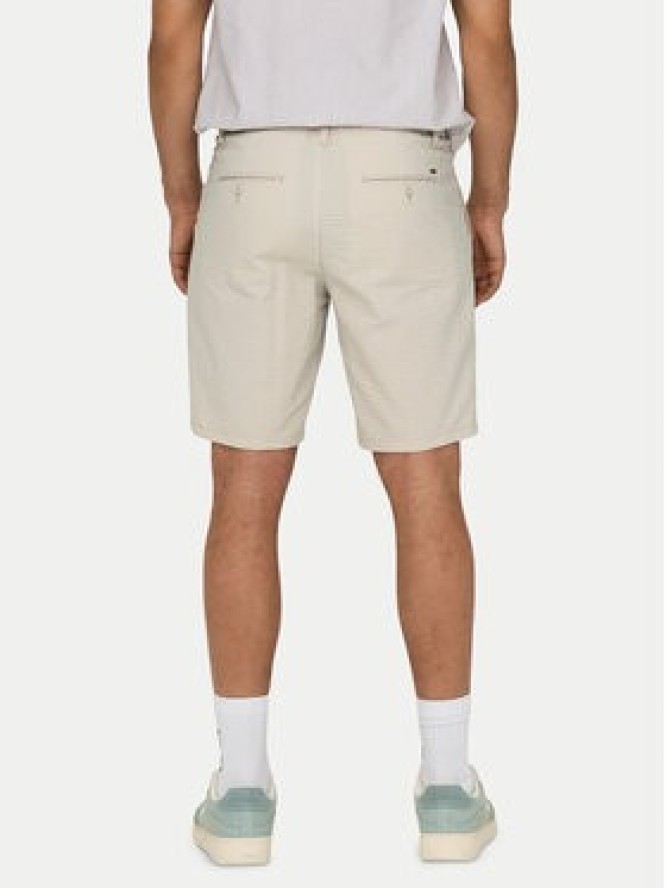 Only & Sons Szorty materiałowe Leo 22028301 Beżowy Regular Fit