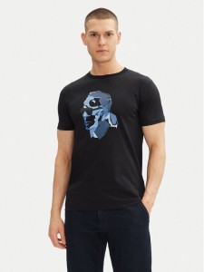 KARL LAGERFELD T-Shirt 755065 552241 Granatowy Regular Fit