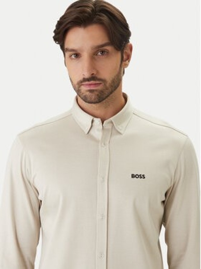 BOSS Koszula ST Motion 50555946 Beżowy Regular Fit