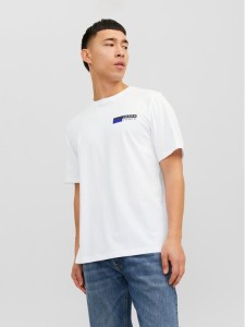 Jack & Jones T-Shirt Corp 12233999 Biały Standard Fit