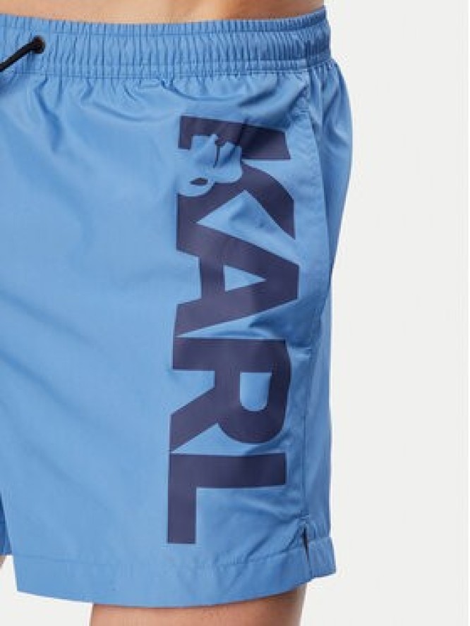 KARL LAGERFELD Szorty kąpielowe A1M46013 Niebieski Regular Fit