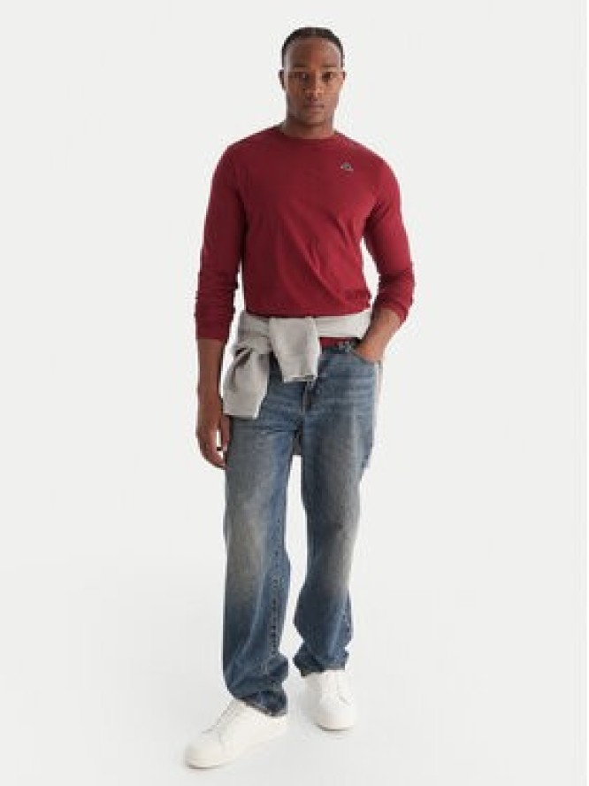 Robe di Kappa Longsleeve 631189W Czerwony Slim Fit