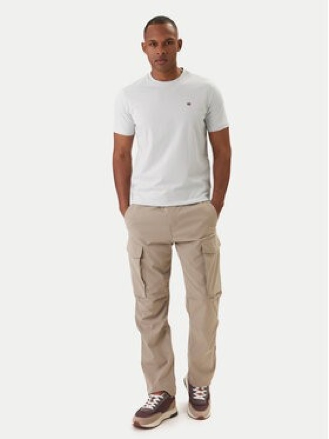 Napapijri T-Shirt Salis NP0A4H8D Beżowy Regular Fit