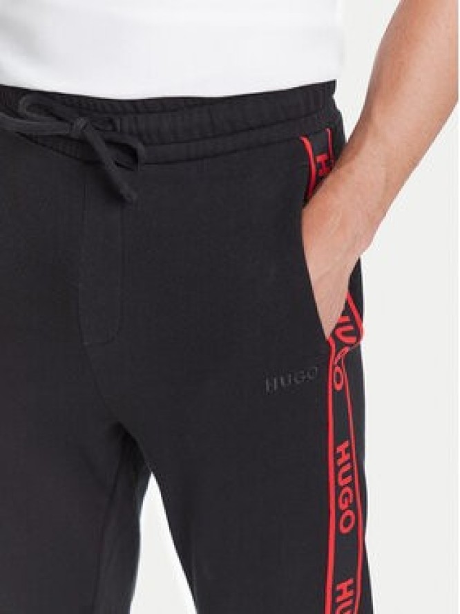 HUGO Spodnie dresowe Liam 50540918 Czarny Regular Fit