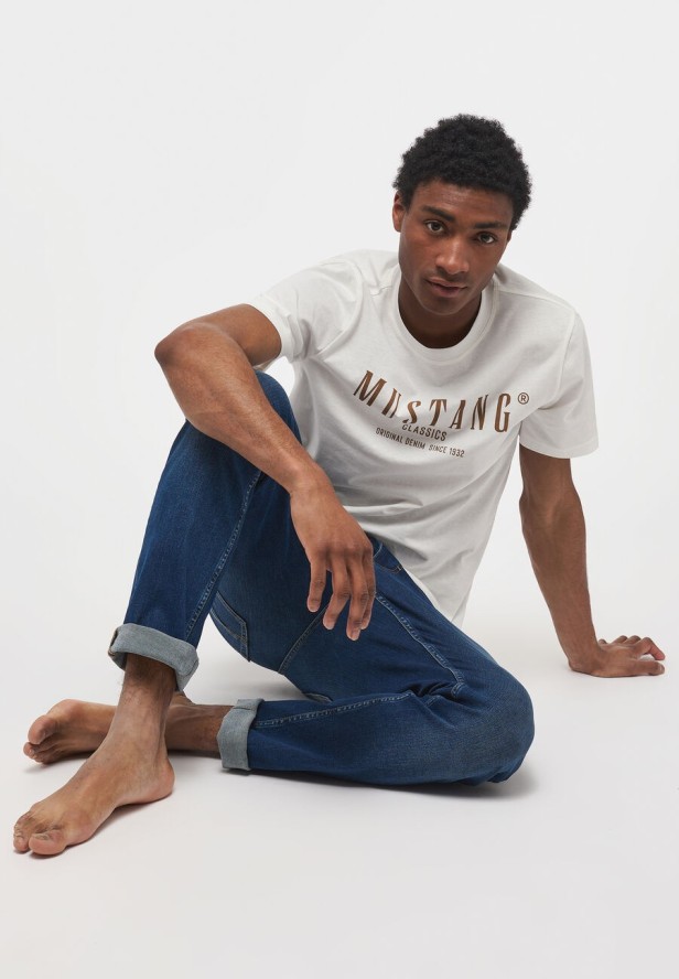 MUSTANG WASHINGTON STRAIGHT MĘSKIE SPODNIE JEANSOWE DENIM BLUE 1013976 5000 881