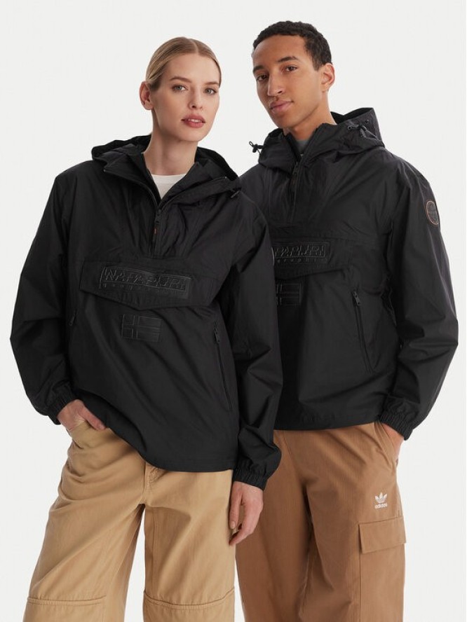 Napapijri Kurtka anorak RF Next WB NP0A4FI3 Czarny Loose Fit