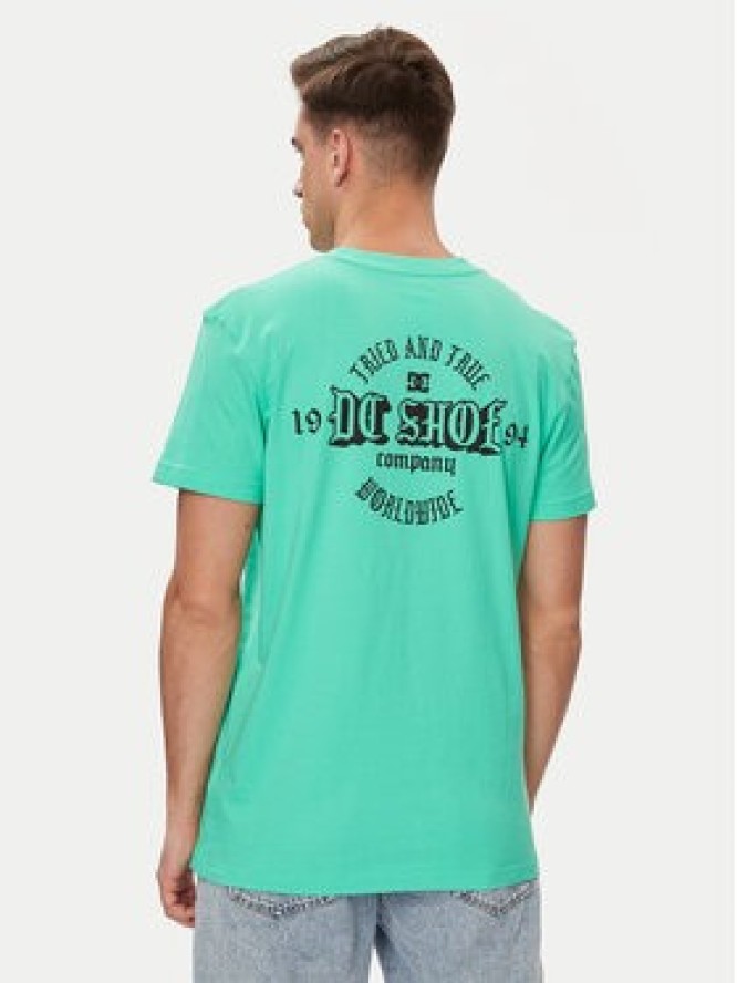 DC Shoes T-Shirt Chain Gang Tss ADYZT05348 Zielony Regular Fit