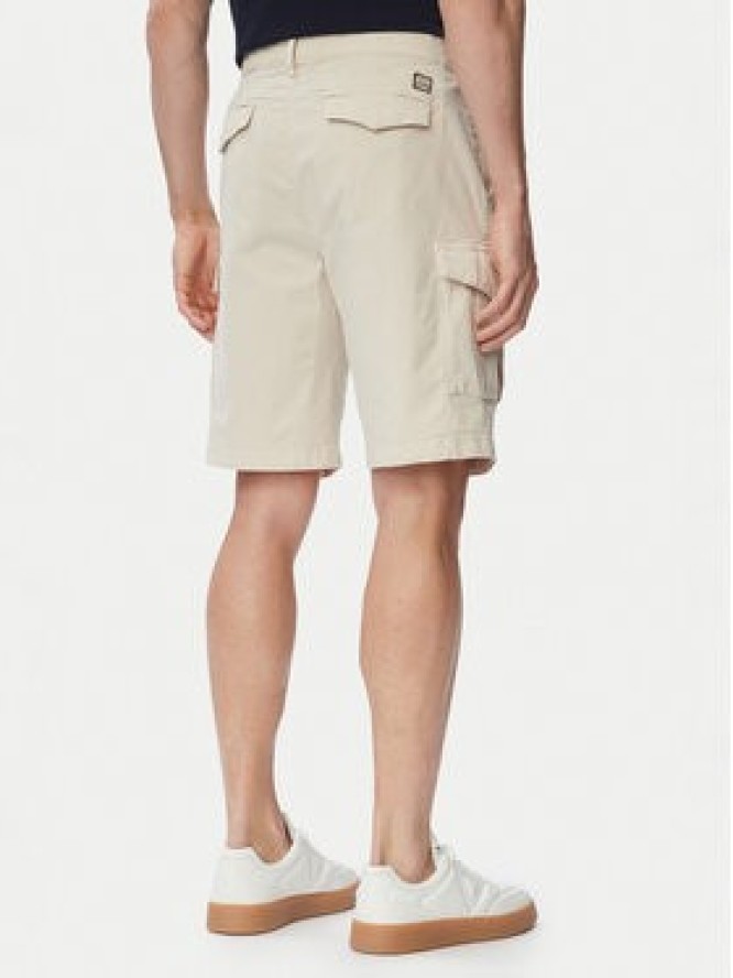 Guess Szorty materiałowe M6GDVA W1703 Kremowy Regular Fit