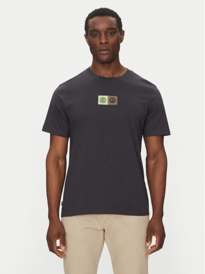 Element T-Shirt ELYZT00492 Czarny Regular Fit