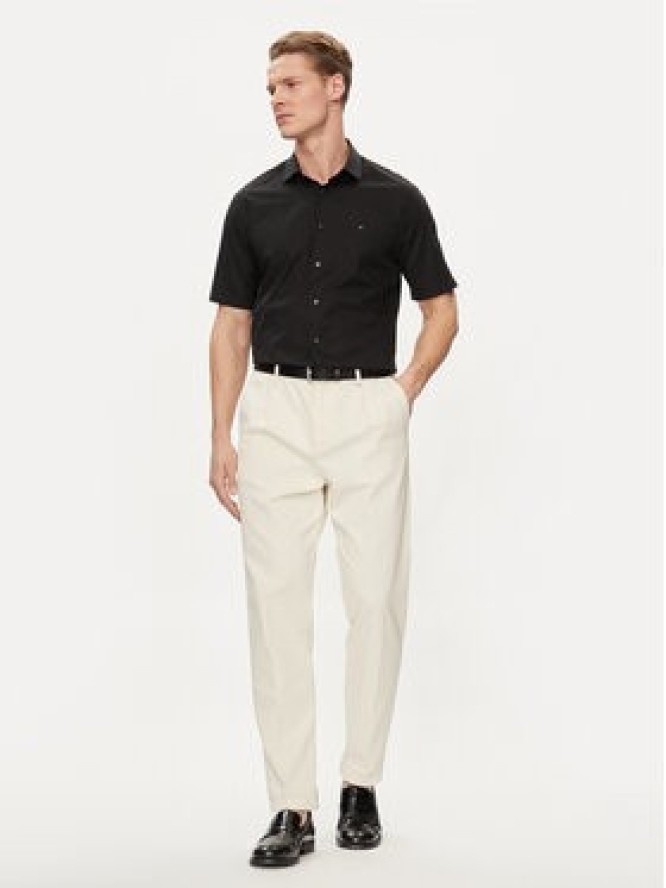 Tommy Hilfiger Koszula Core MW0MW34626 Czarny Slim Fit