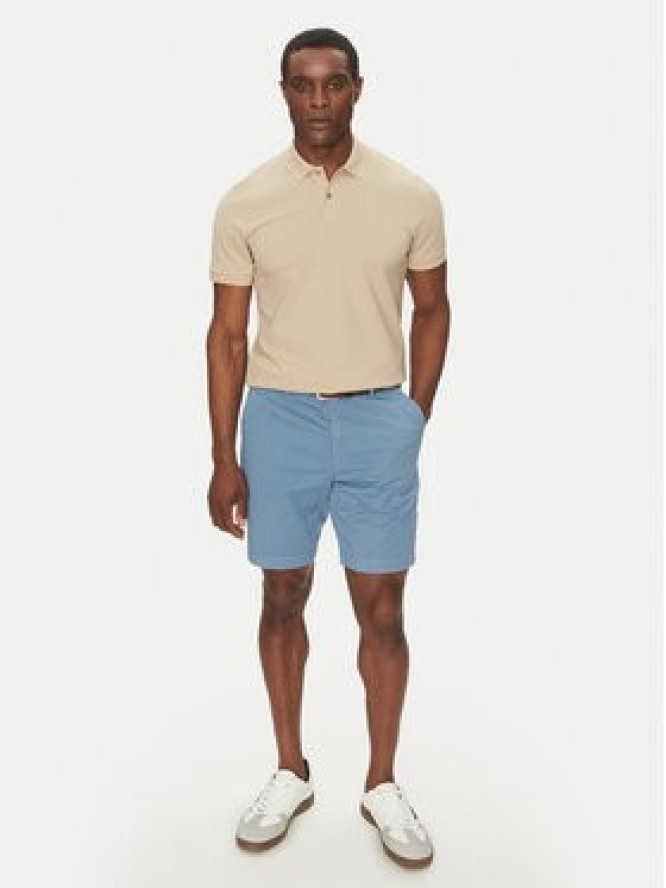 BOSS Szorty materiałowe 50540743 Błękitny Regular Fit