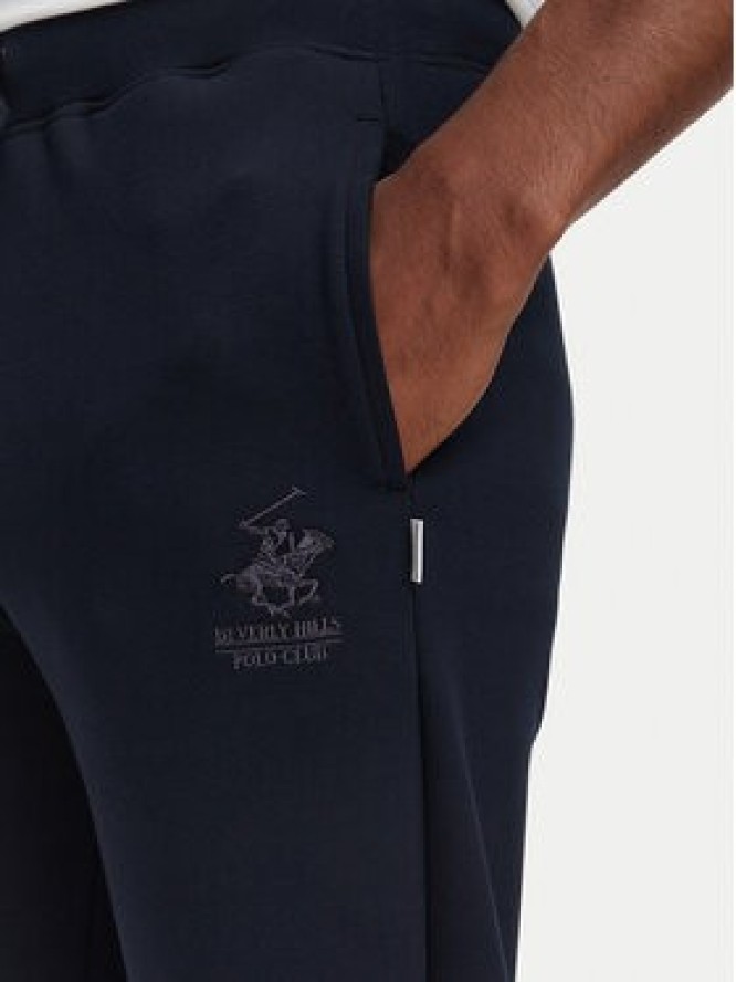 Beverly Hills Polo Club Spodnie dresowe M6340B Granatowy Regular Fit